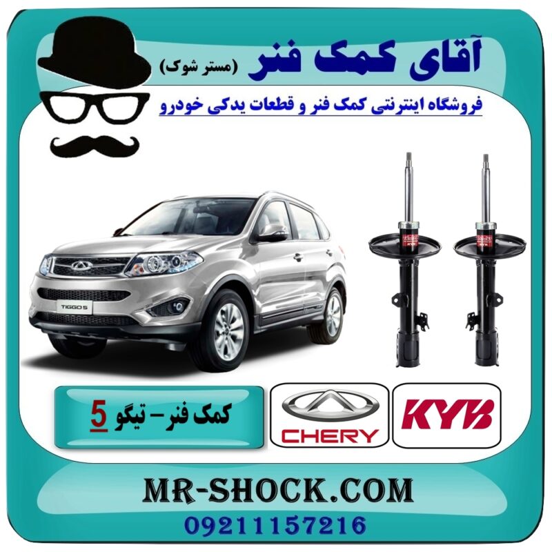 TIGOO 5 KYB-335040-41-1 کمک فنر جلو چری تیگو 5 (گازی) برند KYB ژاپن با بهترین قیمت و کیفیت در فروشگاه آقای کمک فنر (مستر شوک) مرکز فروش تخصصی کمک فنر KYB و قطعات یدکی