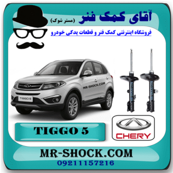 کمک فنر جلو چری تیگو 5 (گازی) برند وارداتی ساخت چین با بهترین قیمت در فروشگاه آقای کمک فنر (مستر شوک) مرکز فروش تخصصی کمک فنر KYB و قطعات یدکی خودرو