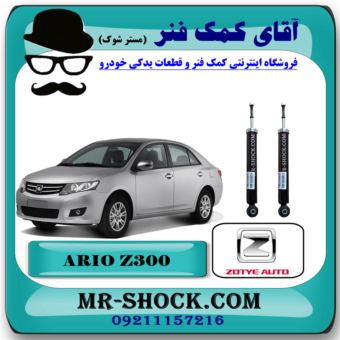 کمک فنر عقب آریو زوتی Z300 برند تجاری ساخت چین (گازی) با بهترین قیمت در فروشگاه آقای کمک فنر (مستر شوک) مرکز فروش تخصصی کمک فنر KYB و قطعات یدکی خودرو