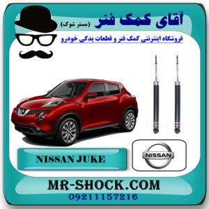 کمک فنر عقب نیسان جوک اسکای پک برند اصلی جنیون پارتس با بهترین قیمت در فروشگاه مستر شوک (آقای کمک فنر) مرکز فروش کمک فنر KYB و قطعات یدکی خودرو