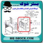 قاب فن رادیاتور تویوتا یاریس صندوقدار 2014-2016 برند ساخت چین با بهترین قیمت در فروشگاه مستر شوک (آقای کمک فنر) مرکز فروش کمک فنر KYB و قطعات یدکی خودرو