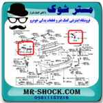 براکت سر سپر عقب لکسوس RX350 مدل 2010-2013 برند ساخت چین با بهترین قیمت در فروشگاه مستر شوک (آقای کمک فنر) مرکز فروش کمک فنر KYB و قطعات یدکی خودرو